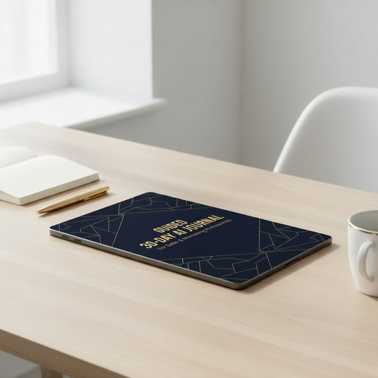Guided 30-Day Journal for Sales & Marketing Professionals - product cover mockup